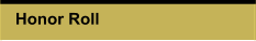 Honor Roll